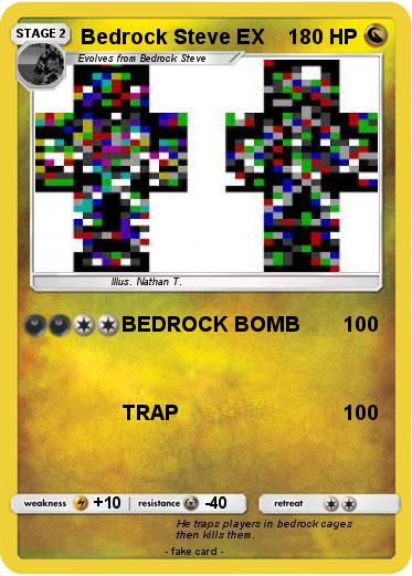 Pokemon Bedrock Steve EX