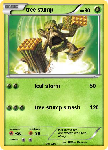 Pokemon tree stump