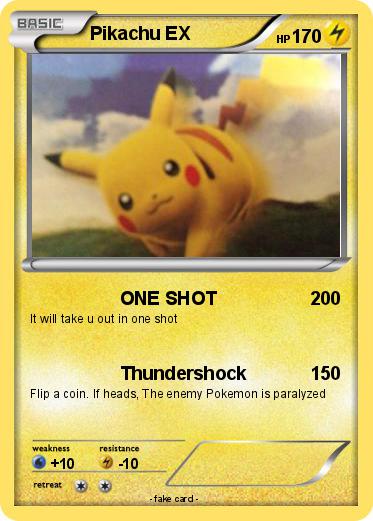 Pokemon Pikachu EX