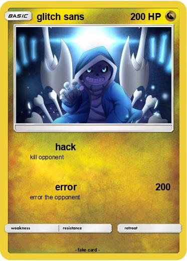 Pokemon glitch sans