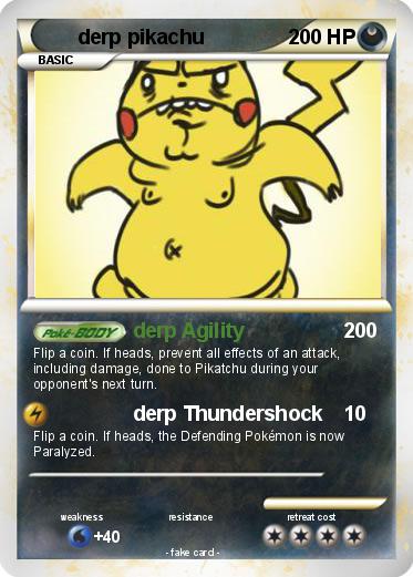 Pokemon derp pikachu
