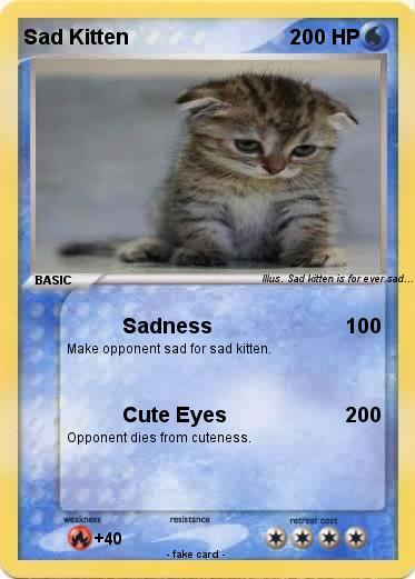 Pokemon Sad Kitten