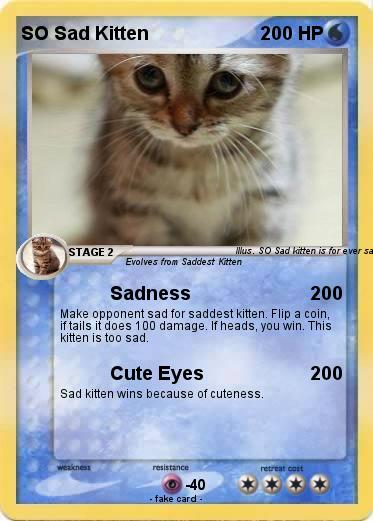 Pokemon SO Sad Kitten