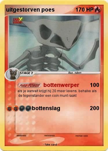 Pokemon uitgestorven poes