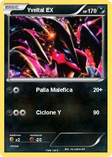 Pokemon Yveltal EX