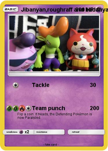 Pokemon Jibanyan,roughraff and badanyan