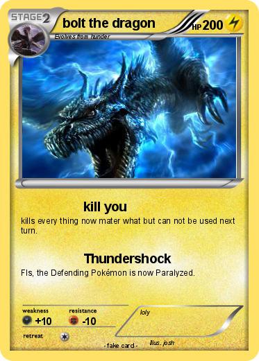 Pokemon bolt the dragon
