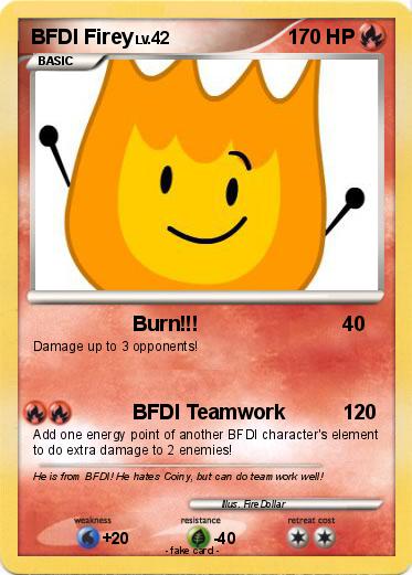 Pokemon BFDI Firey