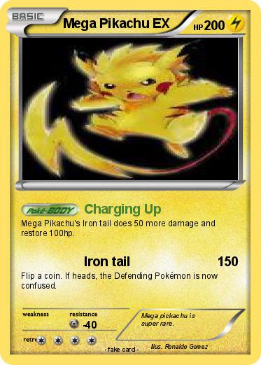 Pokemon Mega Pikachu EX
