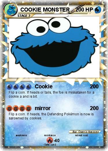 Pokemon COOKIE MONSTER