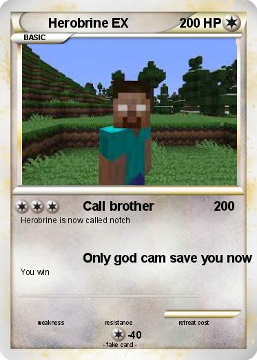 Pokemon Herobrine EX