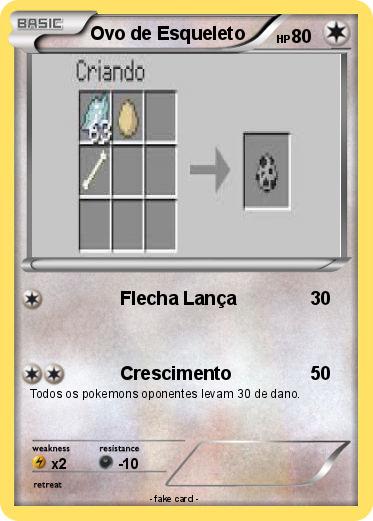 Pokemon Ovo de Esqueleto