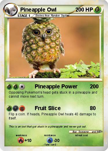 Pokemon Pineapple Owl