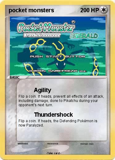 Pokemon pocket monsters
