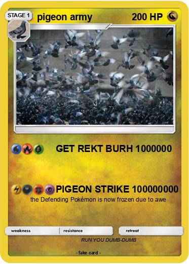 Pokemon pigeon army