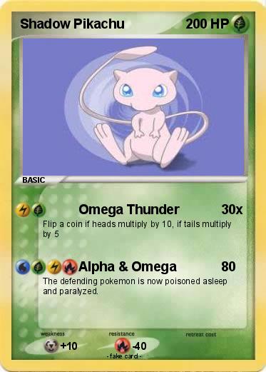 Pokemon Shadow Pikachu