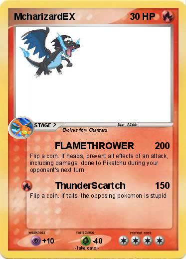Pokemon McharizardEX