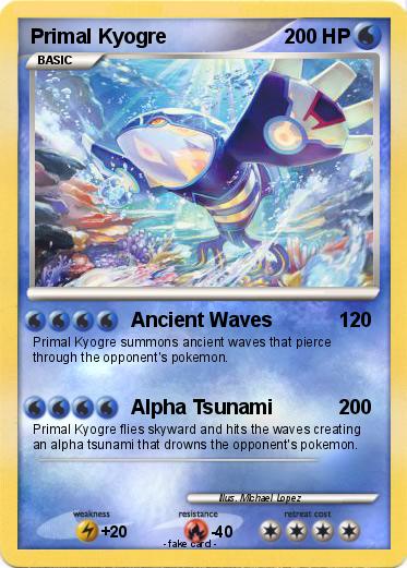 Pokemon Primal Kyogre