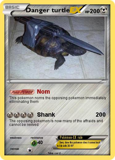 Pokemon Danger turtle