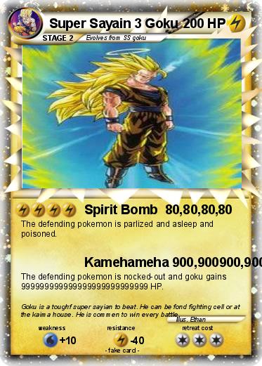 Pokemon Super Sayain 3 Goku