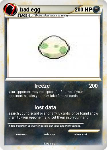Pokemon bad egg