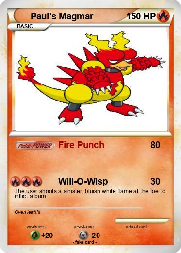 Pokemon Paul's Magmar