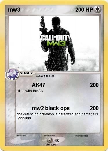 Pokemon mw3