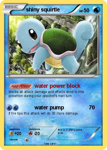 Pokemon shiny squirtle