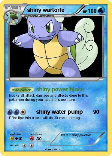 Pokemon shiny wartorle