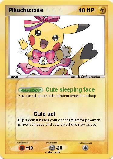 Pokemon Pikachu:cute