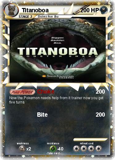 Pokemon Titanoboa