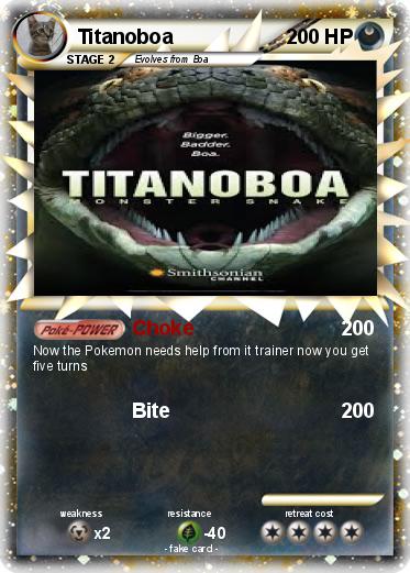 Pokemon Titanoboa