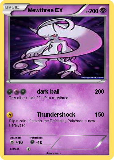 Pokemon Mewthree EX