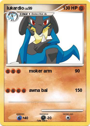 Pokemon lukardio