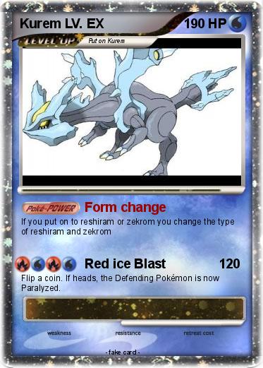Pokemon Kurem LV. EX                                                                                                        353