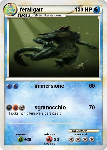 Pokemon feraligatr