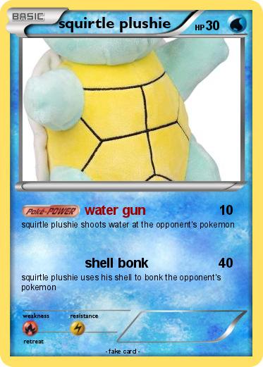 Pokemon squirtle plushie