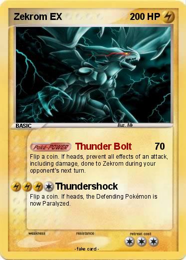 Pokemon Zekrom EX