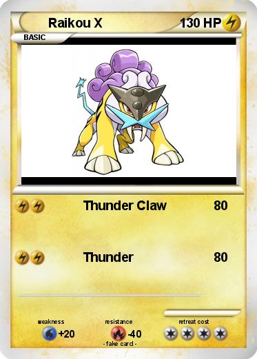 Pokemon Raikou X
