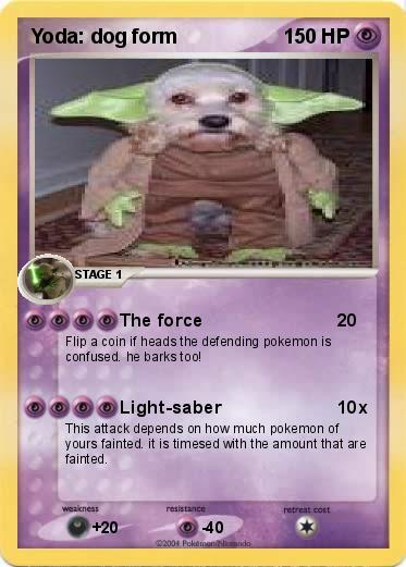 Pokemon Yoda: dog form