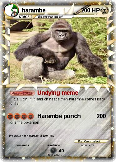 Pokemon harambe