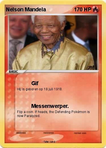 Pokemon Nelson Mandela