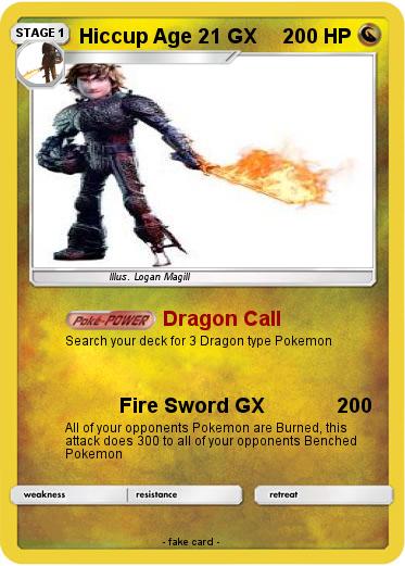 Pokemon Hiccup Age 21 GX