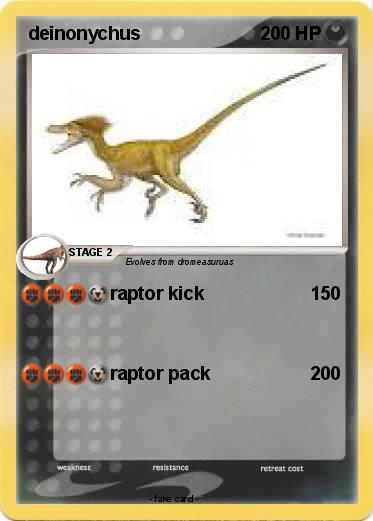 Pokemon deinonychus