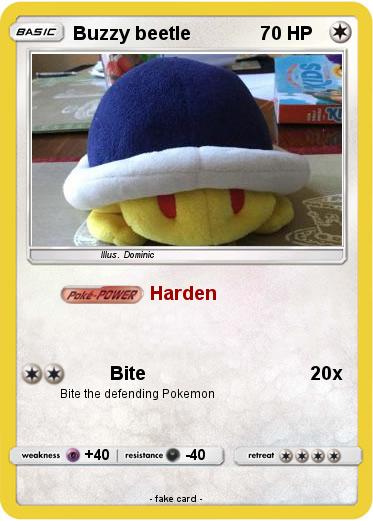 Pokemon Buzzy beetle