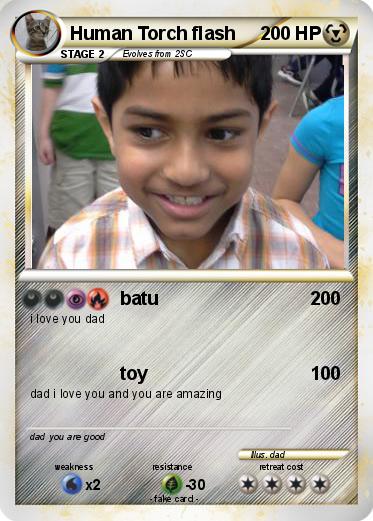 Pokemon Human Torch flash