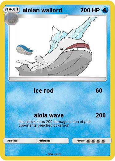 Pokemon alolan wailord
