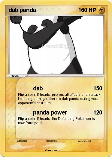 Pokemon dab panda