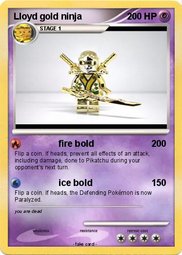 Pokemon Lloyd gold ninja