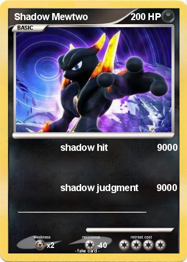 Pokemon Shadow Mewtwo